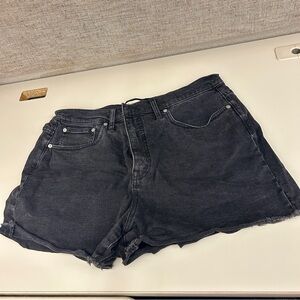Madewell high-rise denim shorts